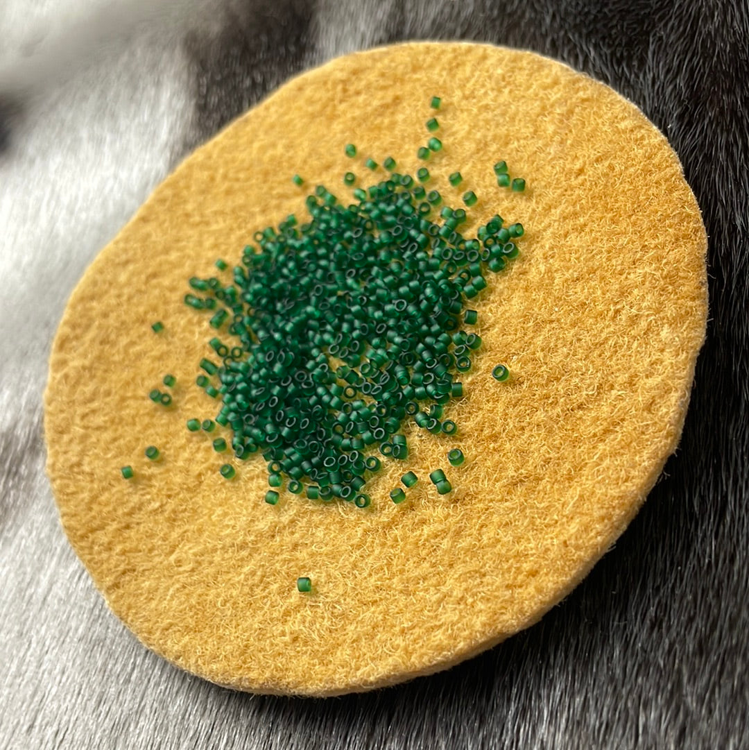 11/0 Miyuki Delica - Dark Emerald
