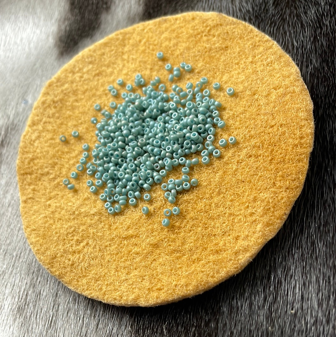 11/0 Miyuki Seed Bead - Green Mint