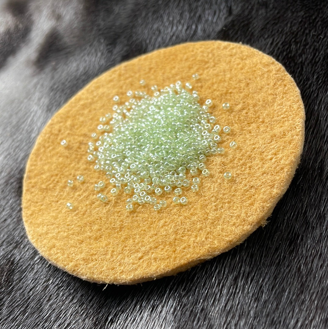 11/0 Miyuki Seed Bead - Pale Moss Green