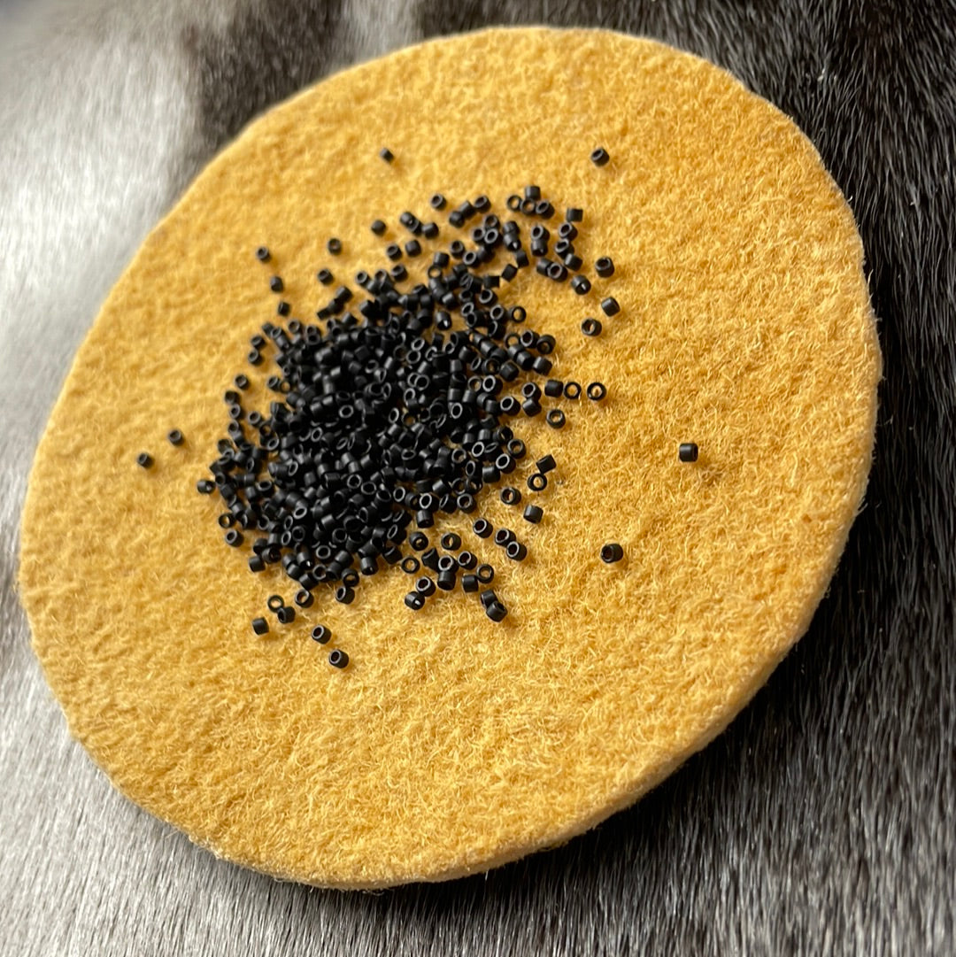 11/0 Miyuki Delica - Black Matte