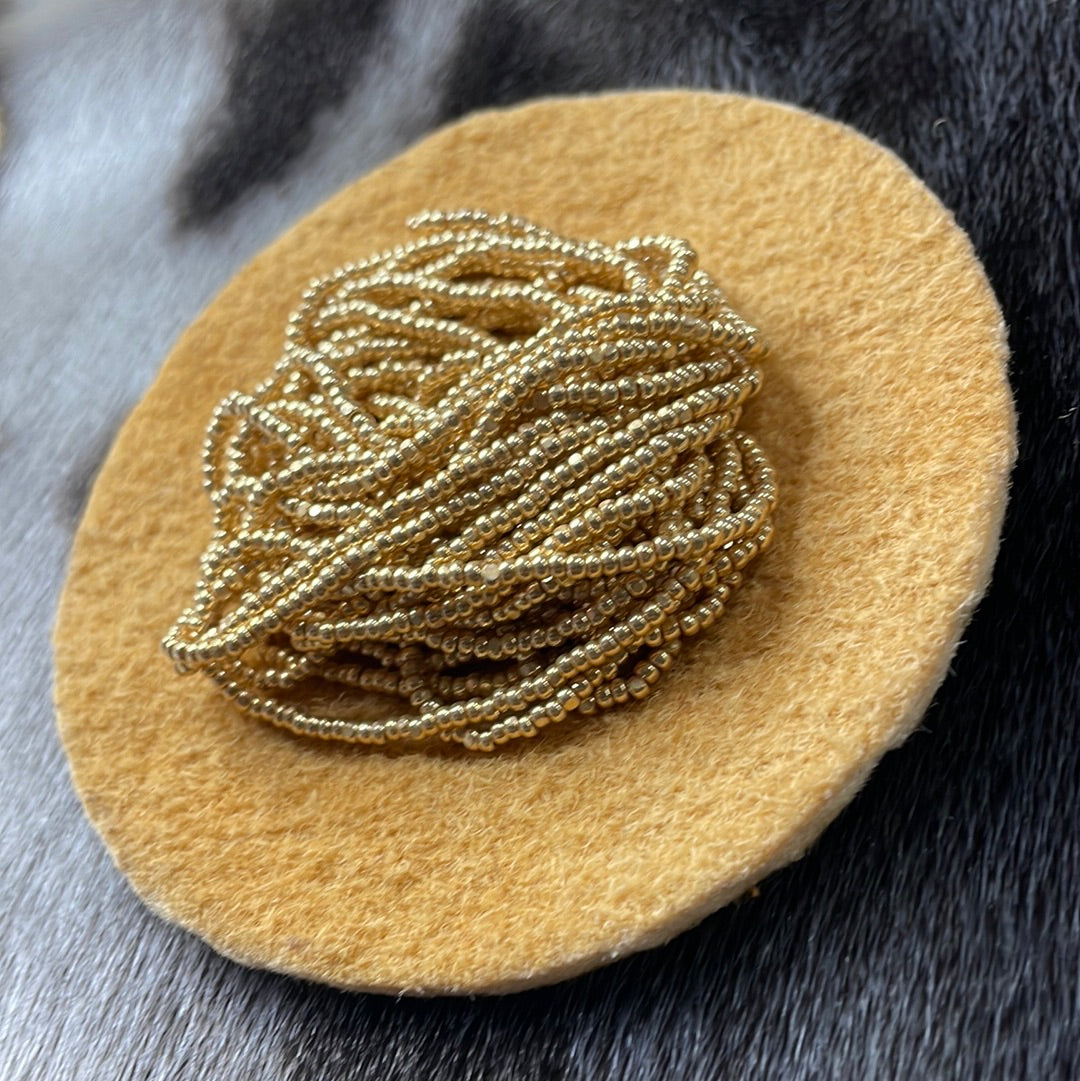 11/0 Charlotte Cut - Metallic Gold