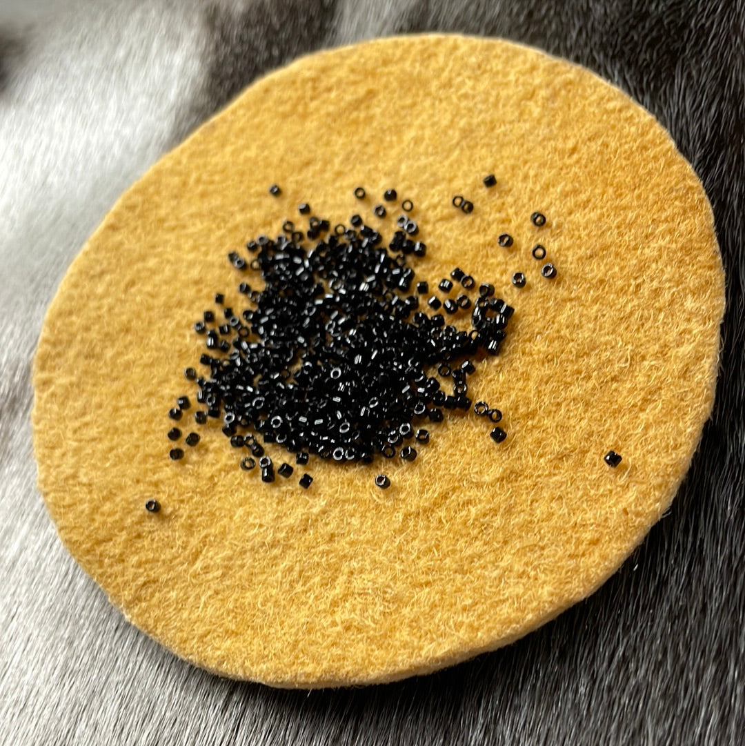 11/0 Miyuki Delica - Black Op.