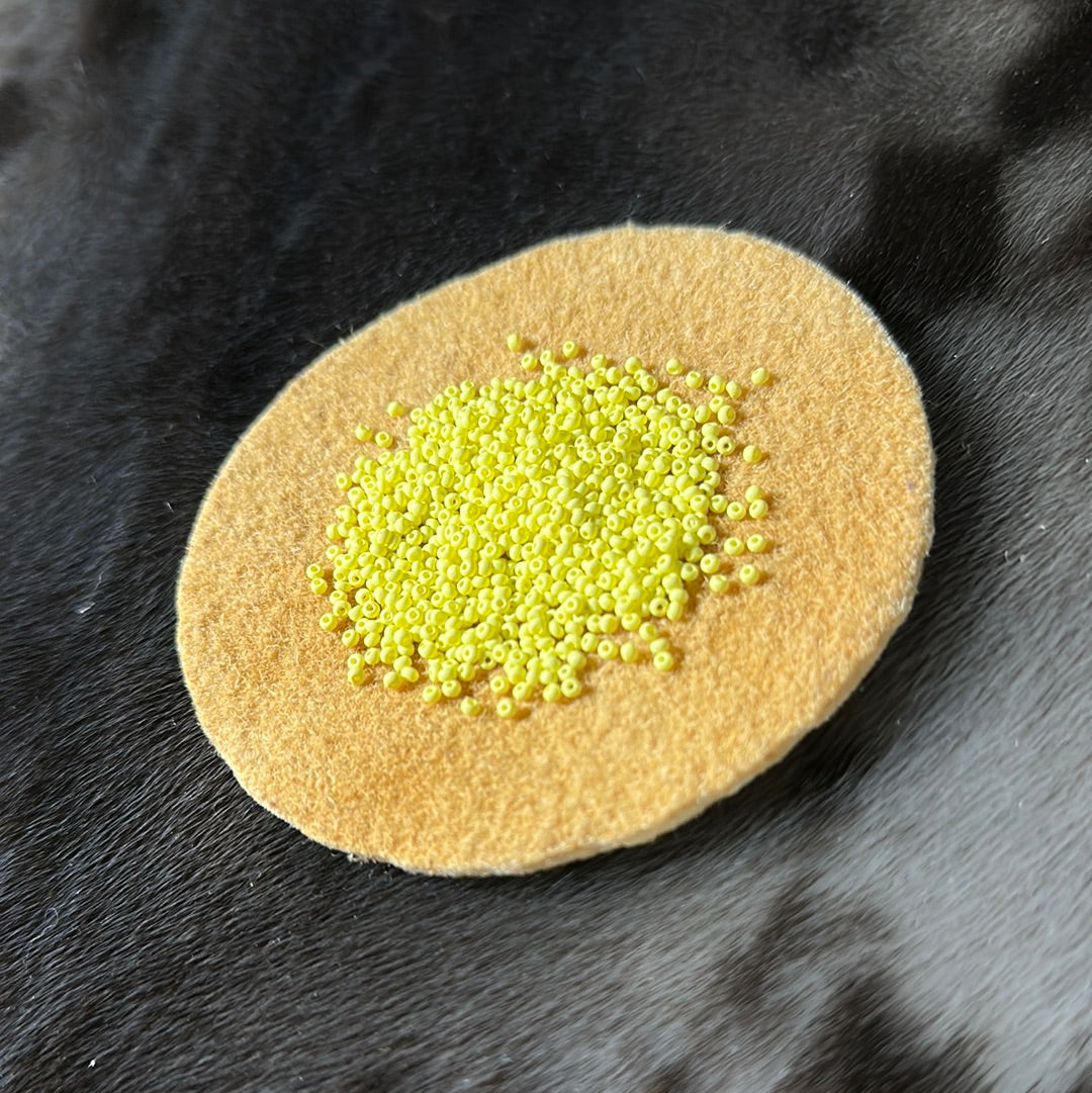 11/0 Czech Seed Bead - Light Yellow