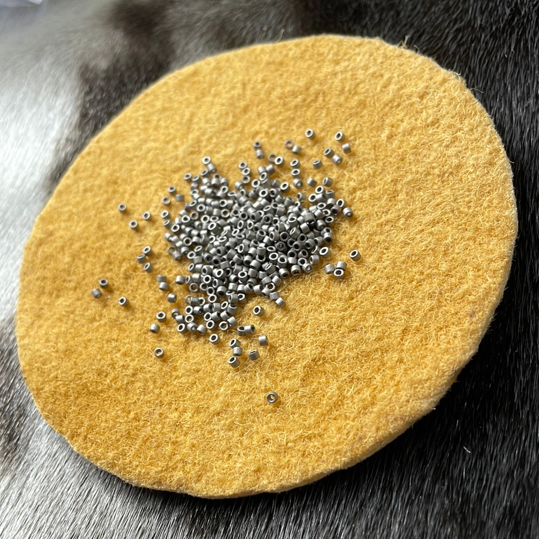 11/0 Miyuki Delica - Silver Matte