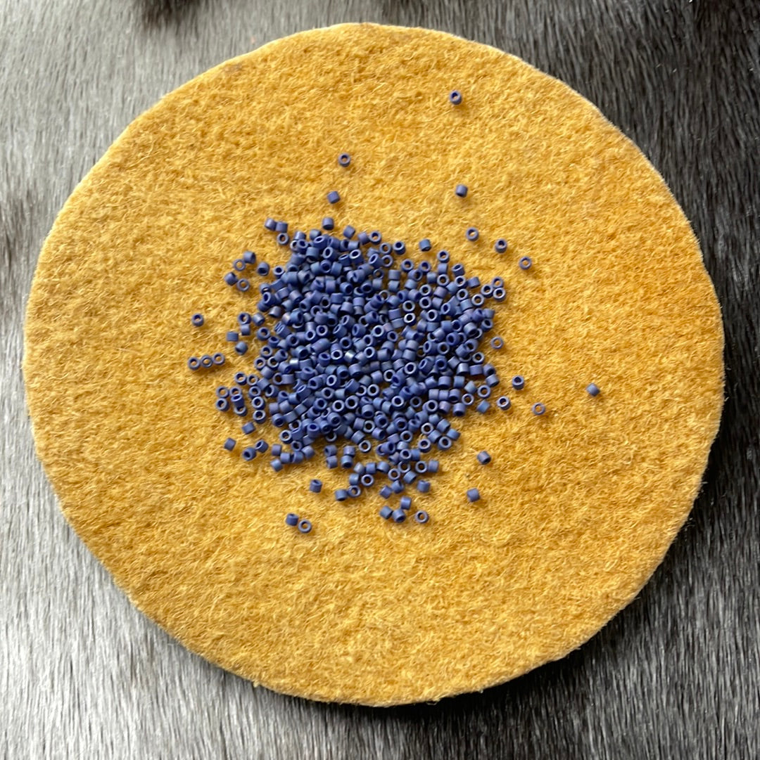 11/0 Miyuki Delica - Blue Indigo Matte AB