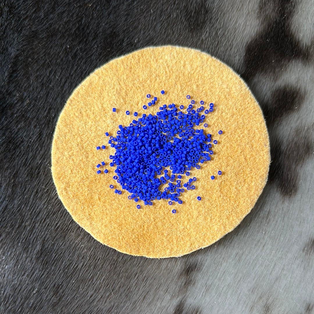 11/0 Miyuki Delica - Cobalt Blue Matte