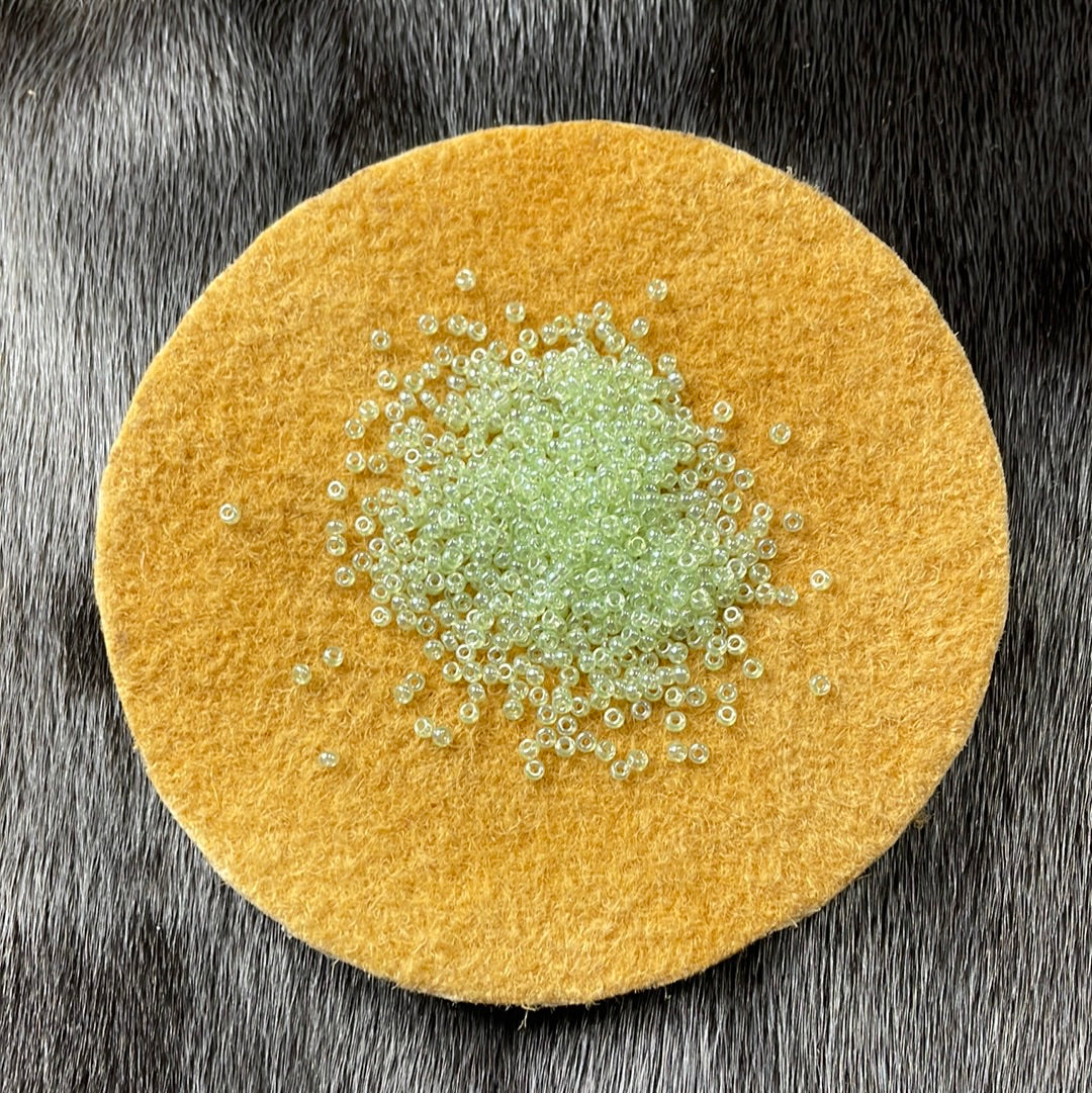 11/0 Miyuki Seed Bead - Pale Moss Green