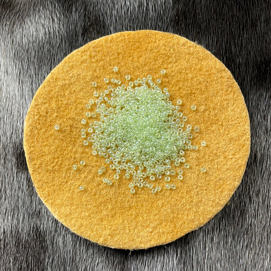 11/0 Miyuki Seed Bead - Pale Moss Green
