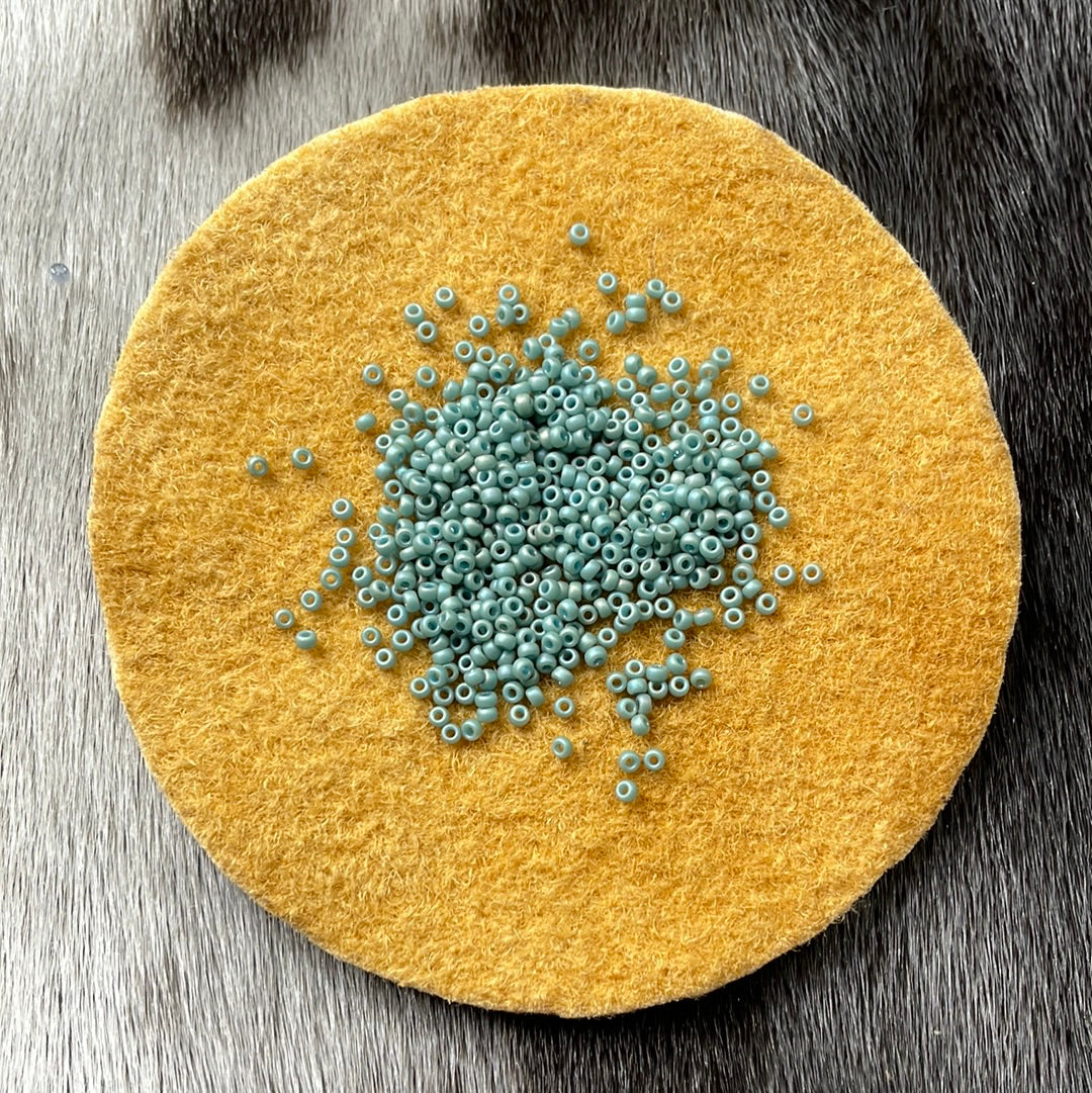 11/0 Miyuki Seed Bead - Green Mint
