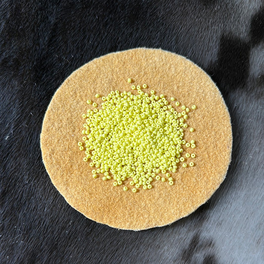 11/0 Czech Seed Bead - Light Yellow