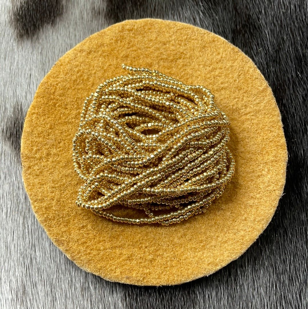 11/0 Charlotte Cut - Metallic Gold