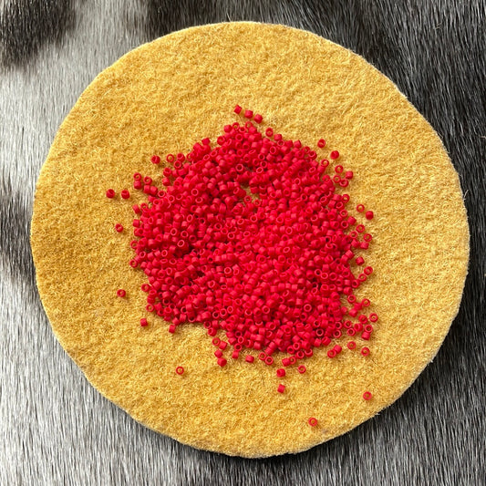 11/0 Miyuki Delica - Red Matte