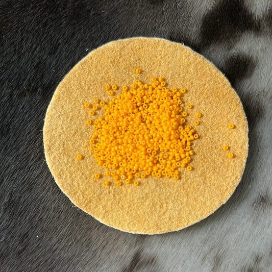 11/0 Miyuki Seed Bead - orange mandarin