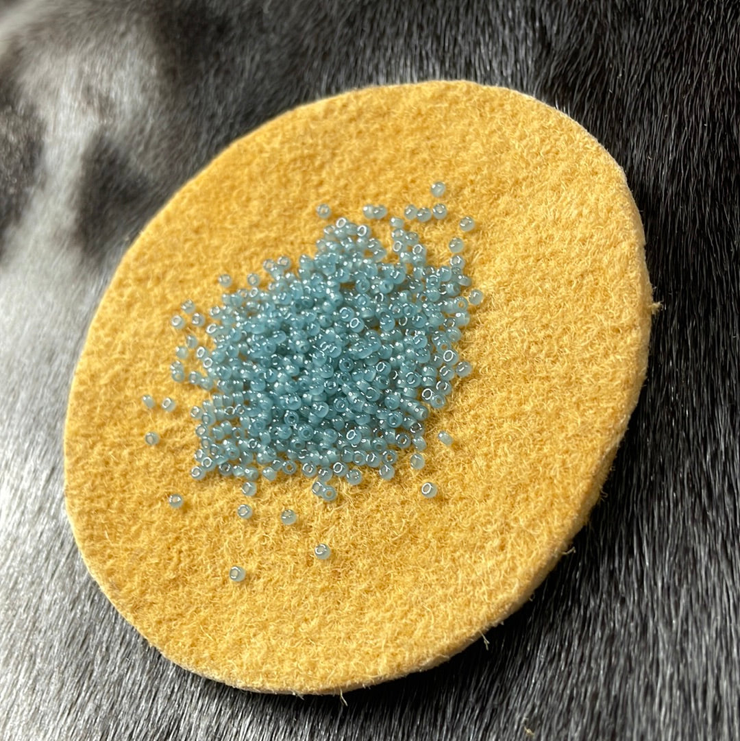 11/0 Miyuki Seed Bead - Steel Blue