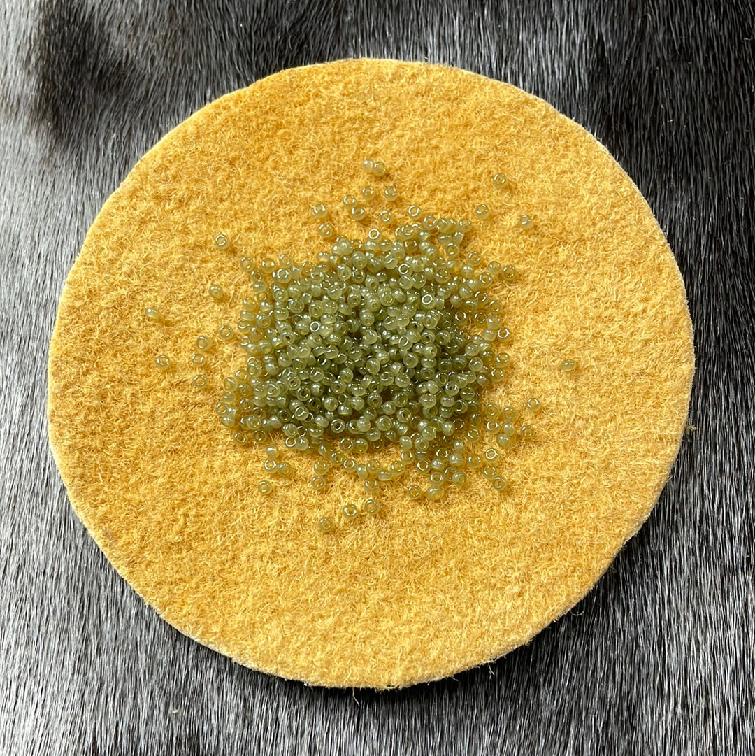 11/0 Miyuki Seed Bead - Light Olive