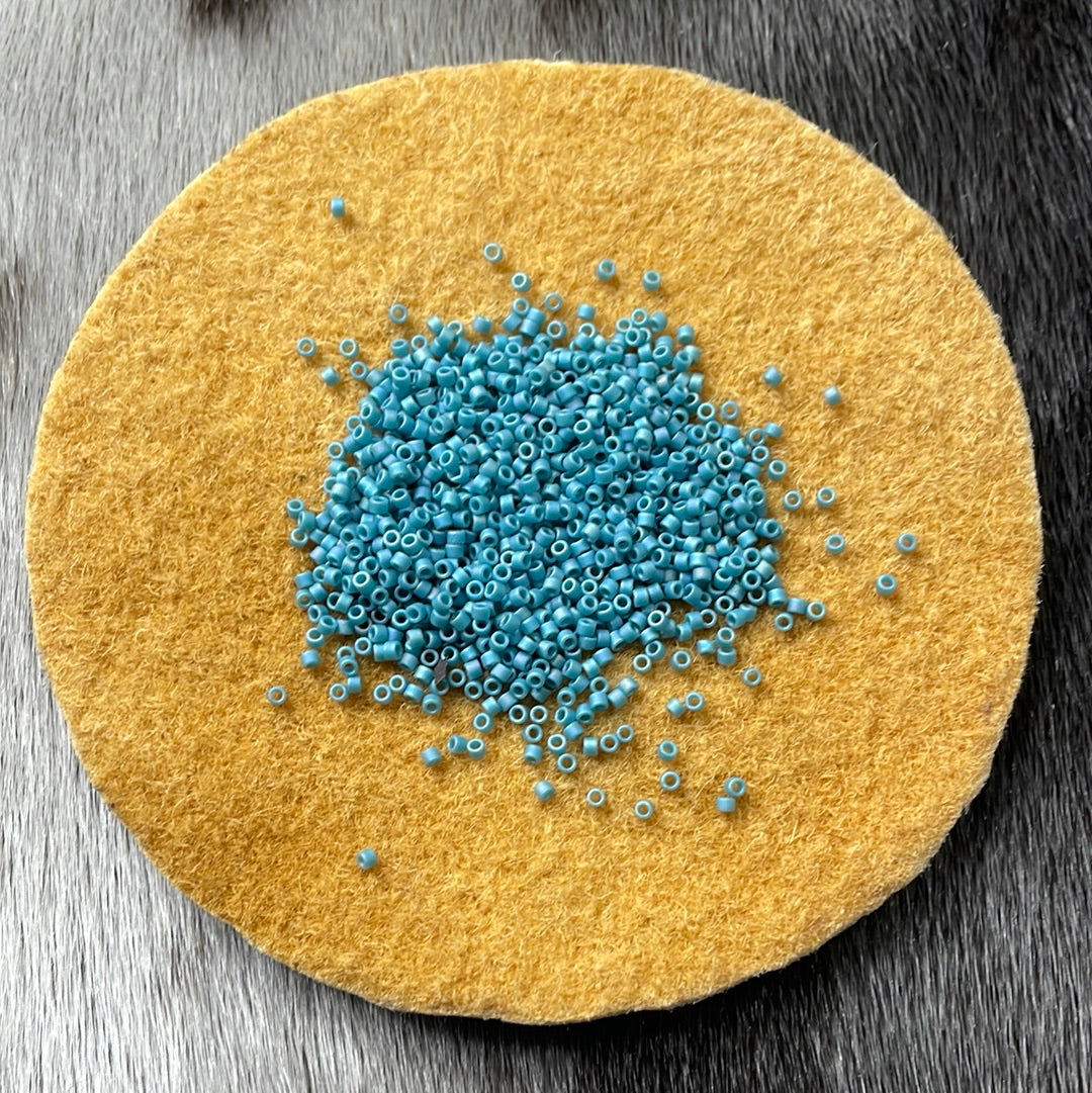 11/0 Miyuki Delica - Arctic Blue Matte AB