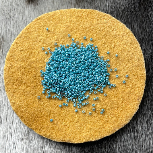 11/0 Miyuki Delica - Arctic Blue Matte AB