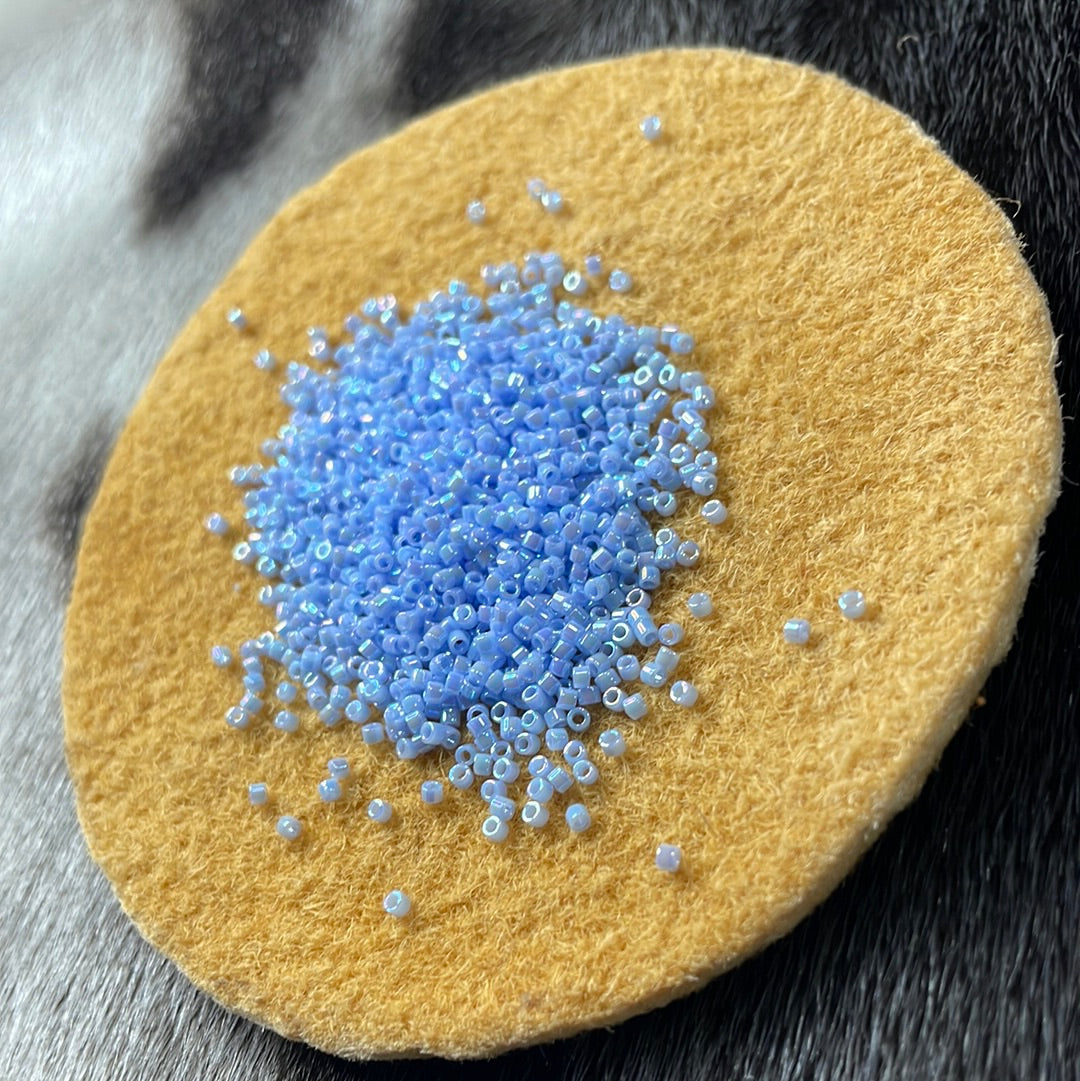 11/0 Miyuki Delica - Blue Agate AB