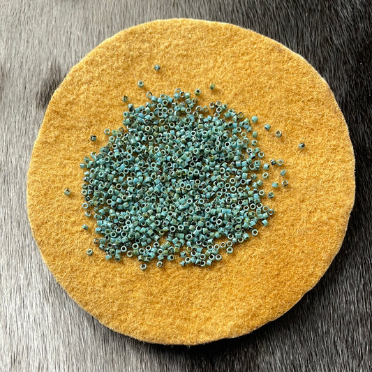 11/0 Miyuki Delica - Turquoise Picasso