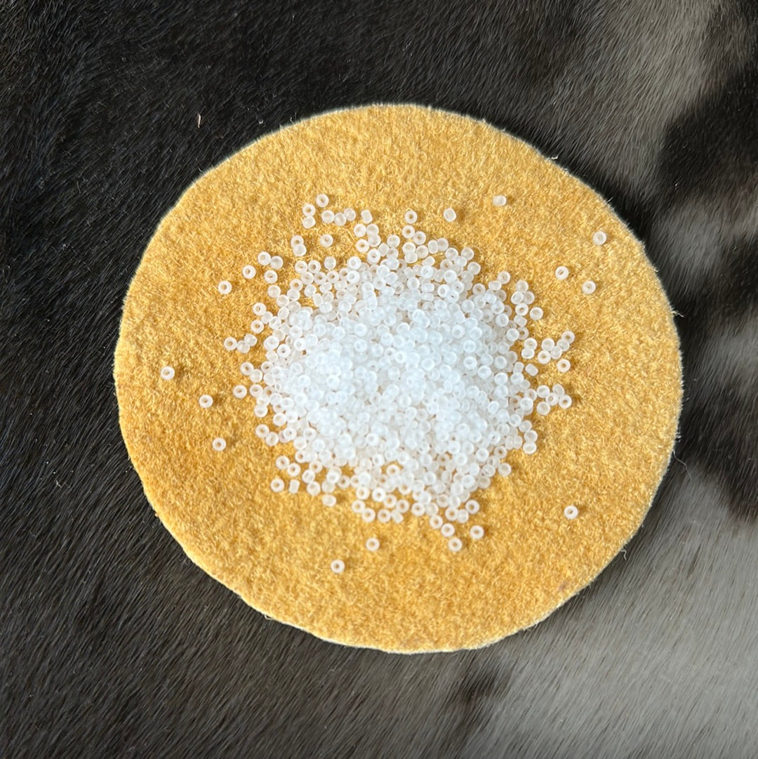 11/0 Miyuki Seed Bead - Crystal Tr. Matte