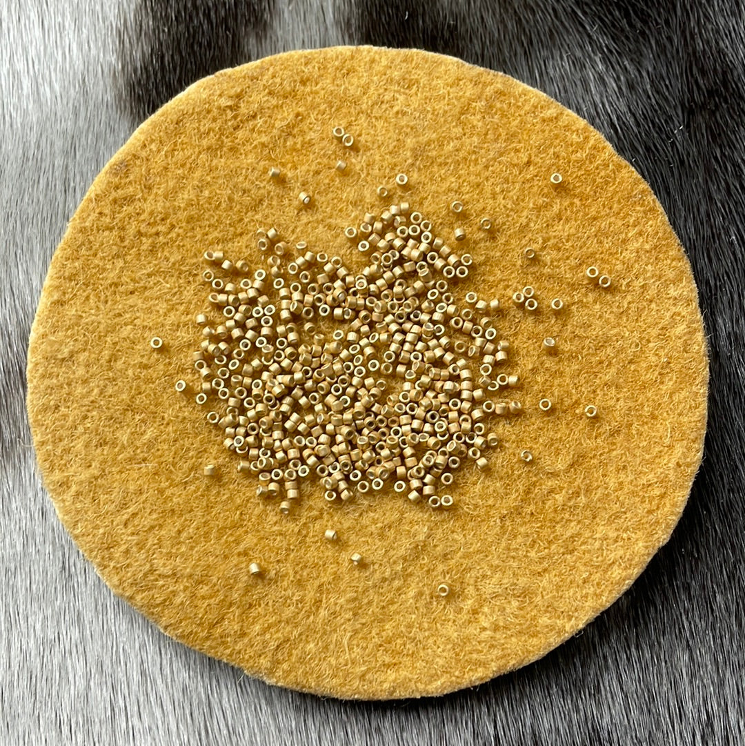 11/0 Miyuki Delica - Semi-Matte Gold