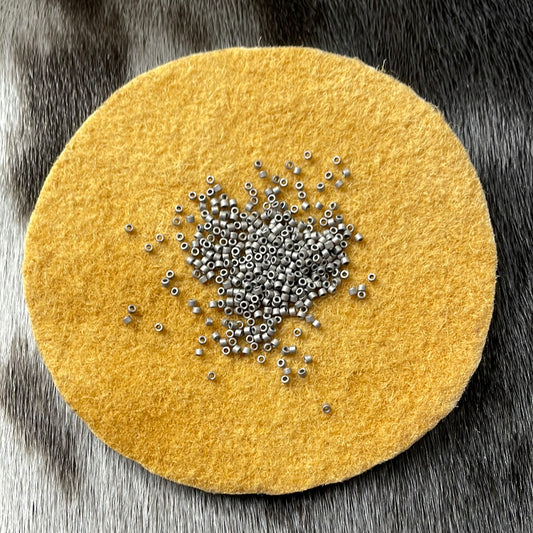 11/0 Miyuki Delica - Silver Matte