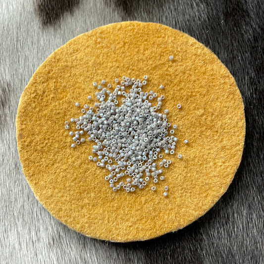 11/0 Miyuki Delica - Light Grey Smoke