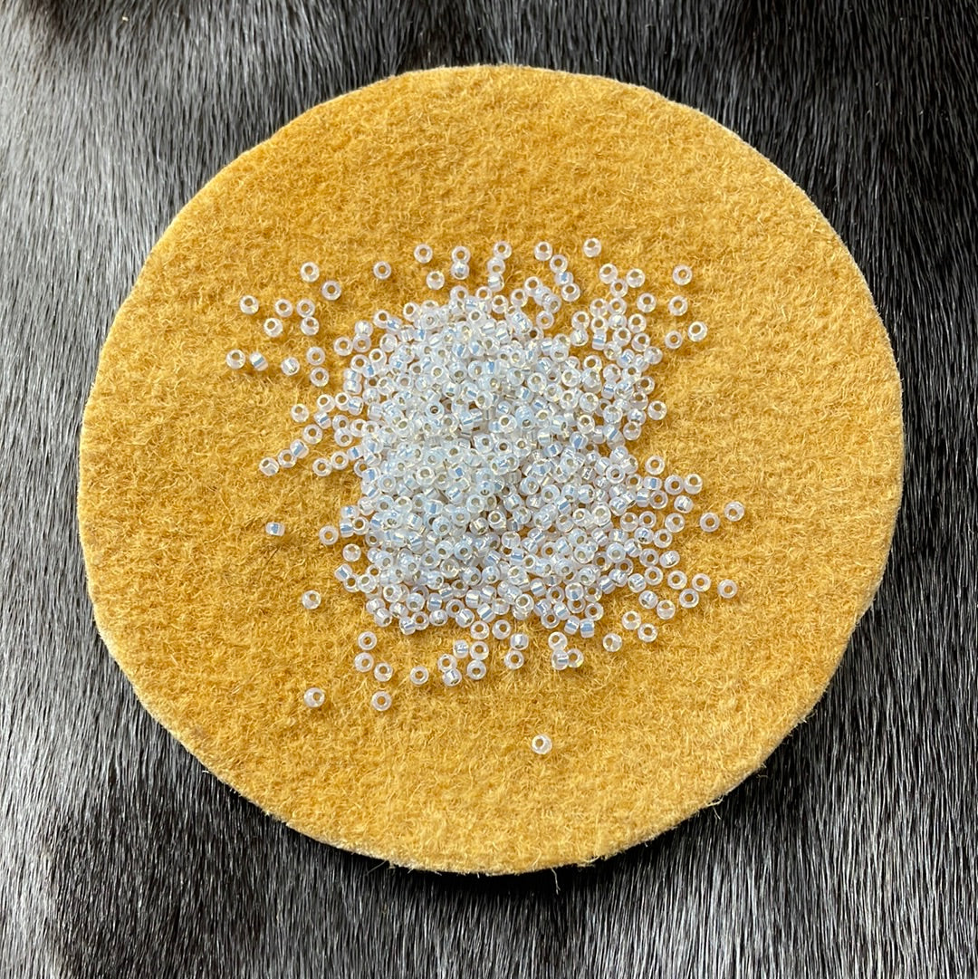 11/0 Miyuki Seed Bead - White Opal