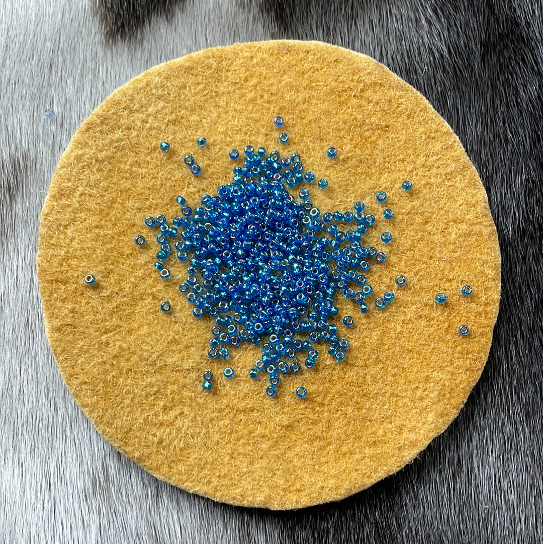 11/0 Miyuki Seed Bead - Capri Blue Silver