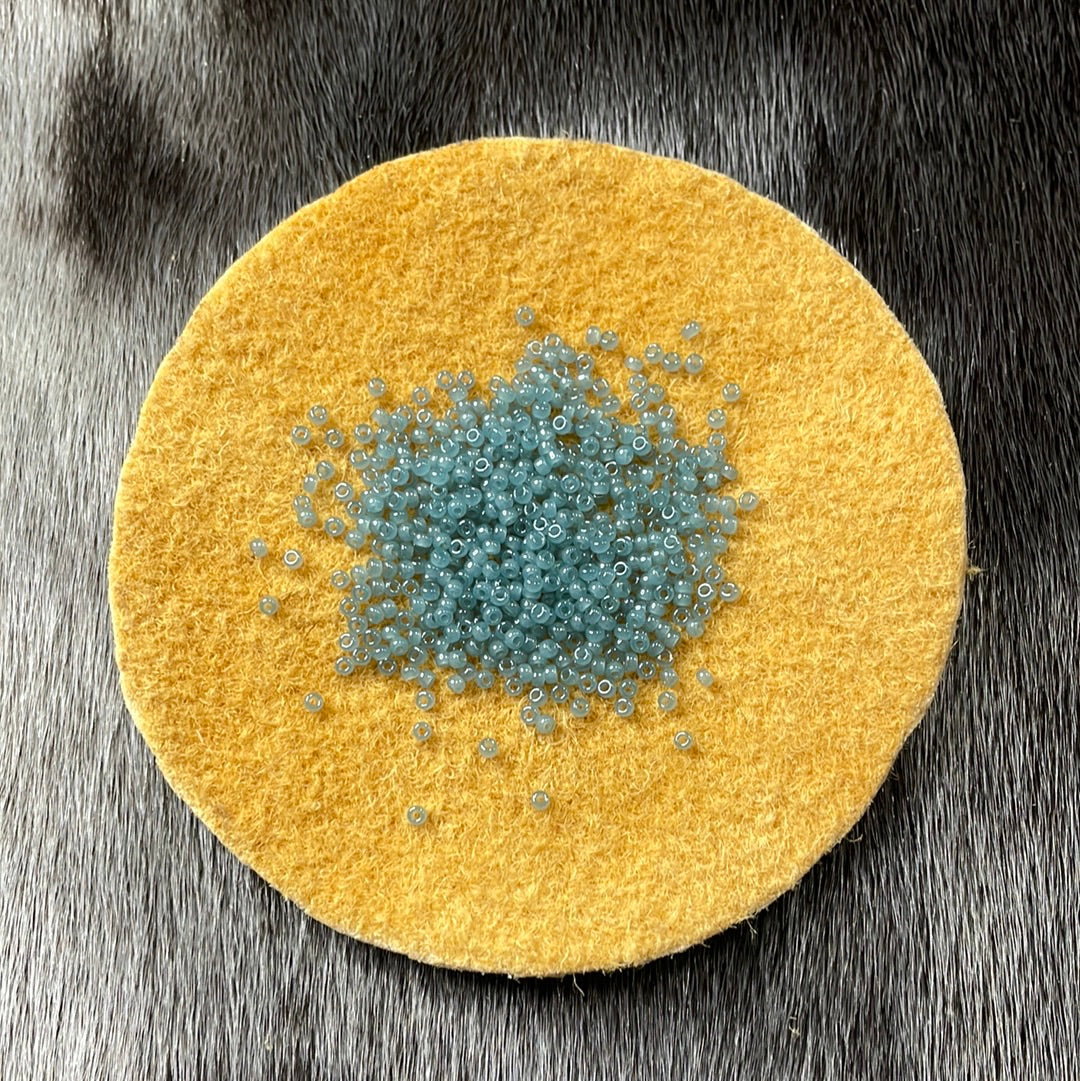 11/0 Miyuki Seed Bead - Steel Blue