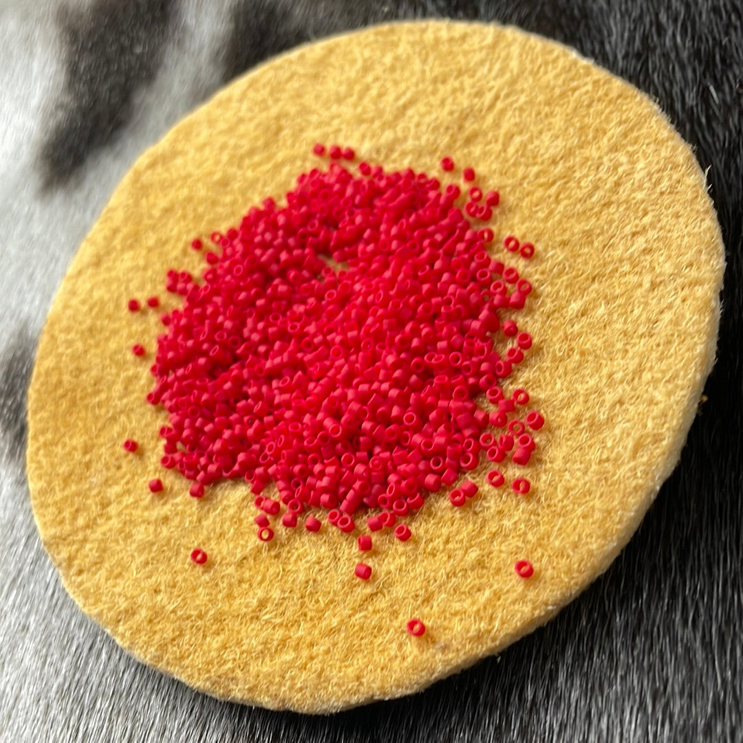 11/0 Miyuki Delica - Red Matte