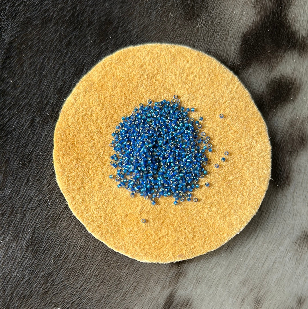 11/0 Miyuki Seed Bead - Dusk Blue Semi-Matte