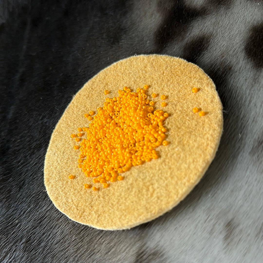 11/0 Miyuki Seed Bead - orange mandarin