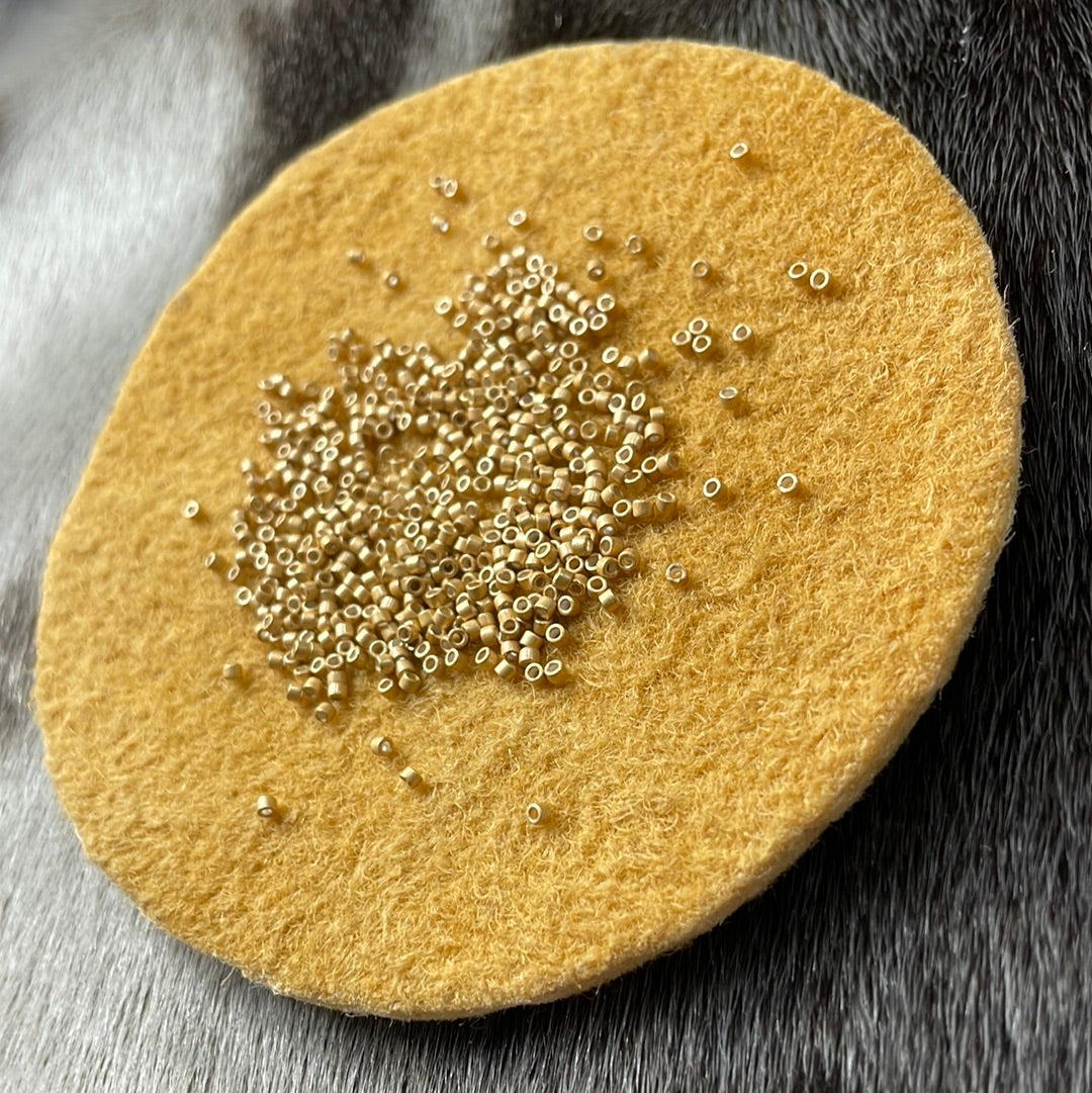 11/0 Miyuki Delica - Semi-Matte Gold