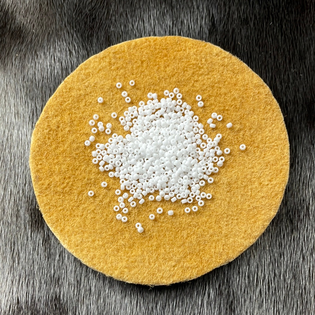 11/0 Miyuki Seed Bead - Chalk White