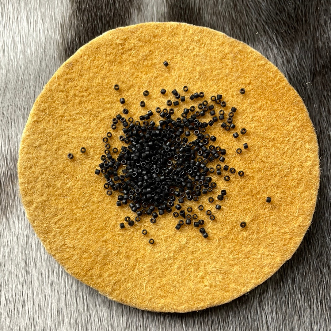 11/0 Miyuki Delica - Black Matte